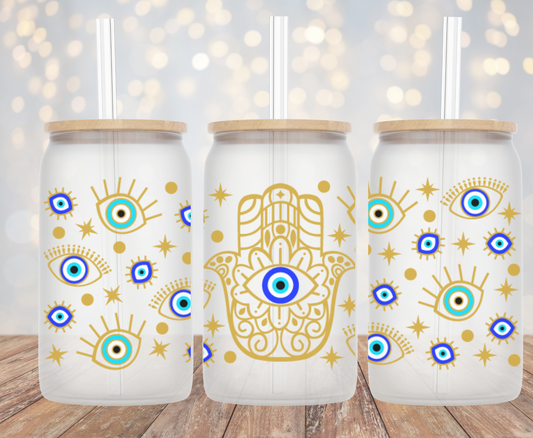 Midnight Evil Eye - 16oz Cup Wrap