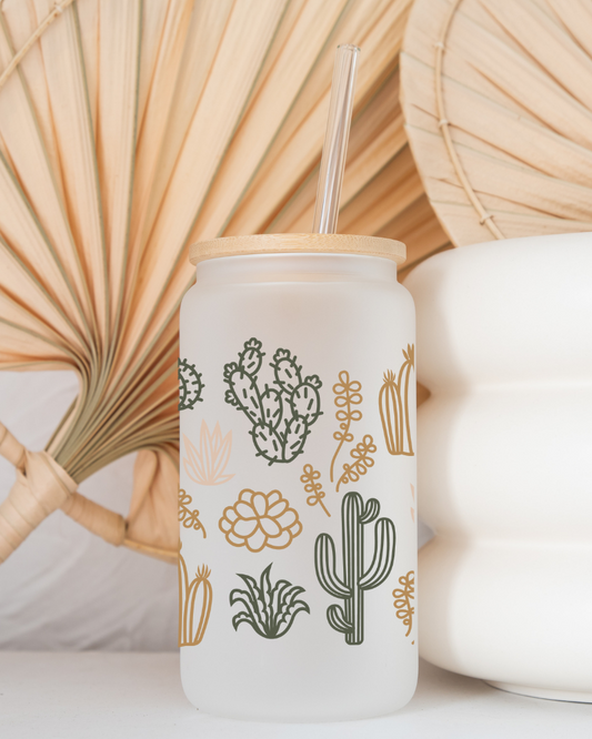 Desert Cactus- 16oz Cup Wrap