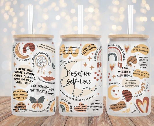 Positive Self Love - 16oz Cup Wrap