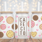 Cafecito Concha design - 16oz Cup Wrap