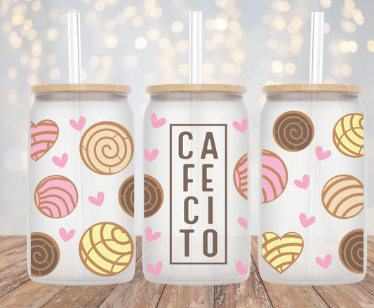 Cafecito Concha Design - 16oz Cup Wrap