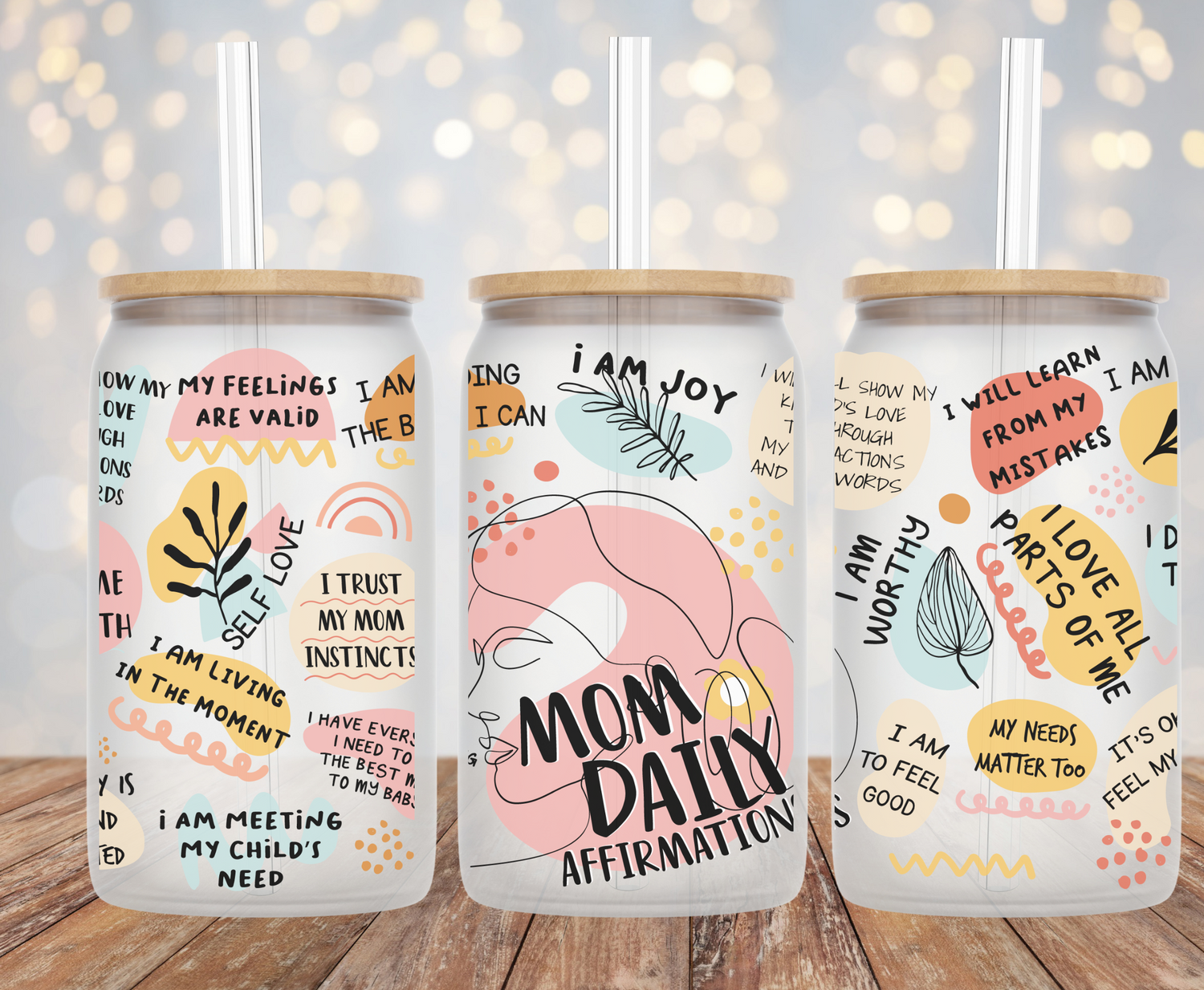 Mom | Mama Life | Family - Cup Wraps