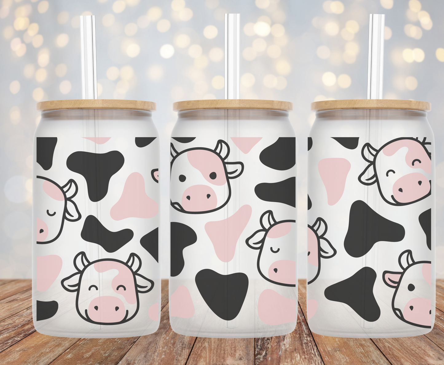 Cute Baby Cow- 16oz Cup Wrap