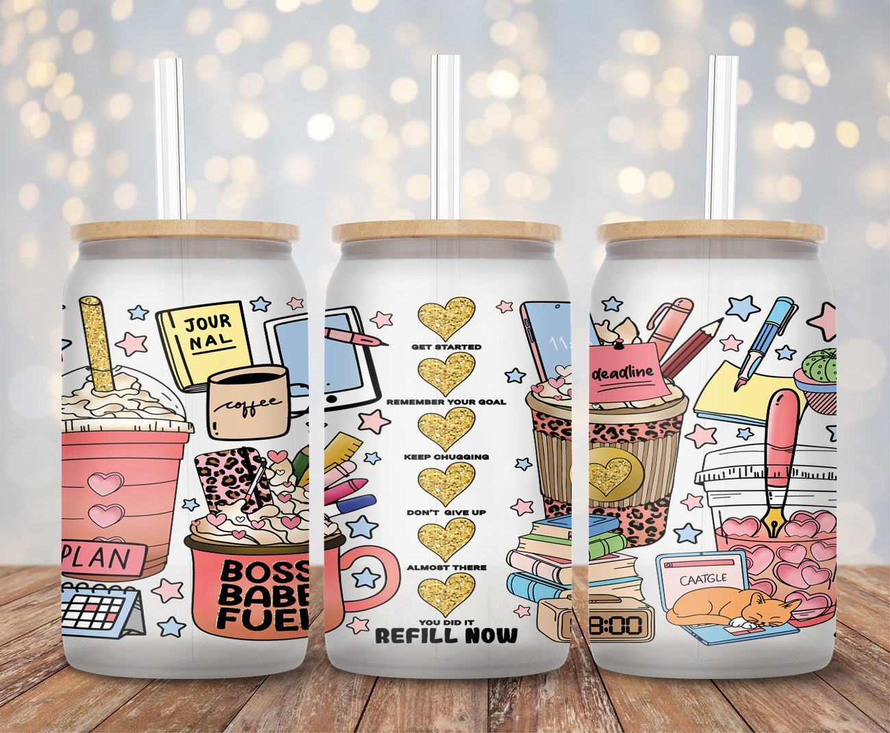 Boss Babe Fuel - 16oz Cup Wrap