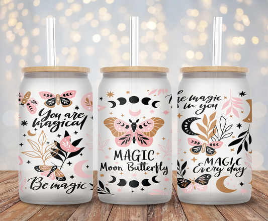 Magical Moon Butterfly - 16oz Cup Wrap