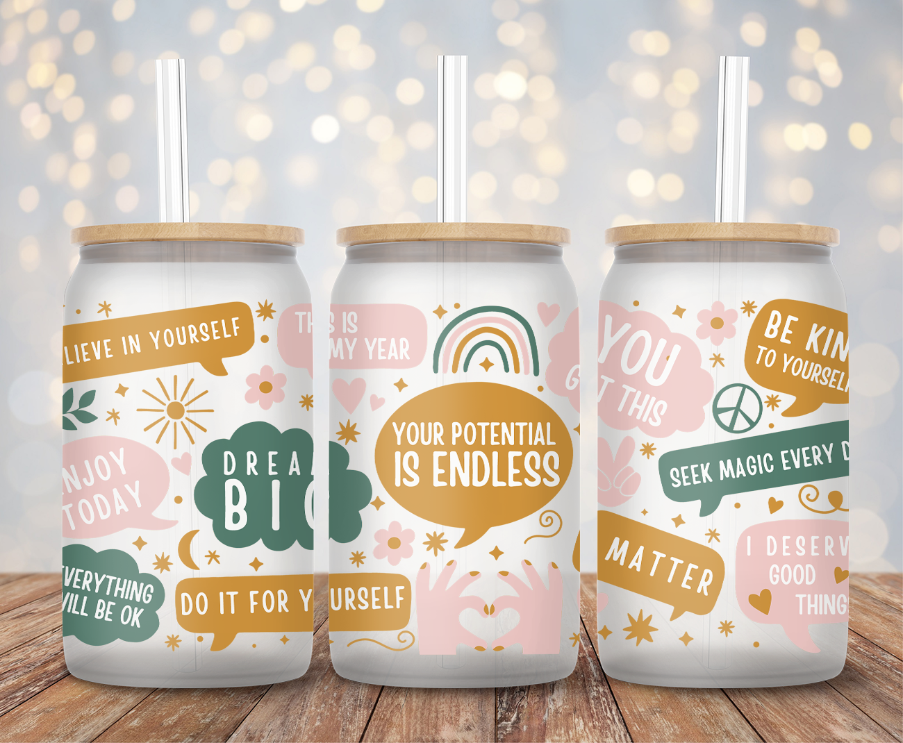 Your Potential Is Endless - 16oz Cup Wrap