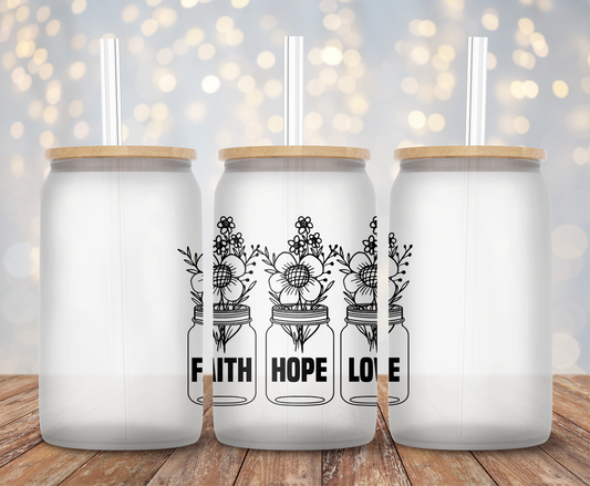 Faith Hope Love - Decal