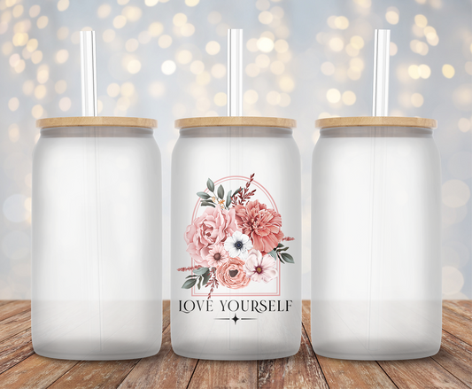 Love Yourself Floral - Decal