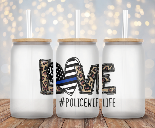 Police Wife Life - Decal