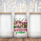 Pink Leopard Cafecito Y Chisme - Decal