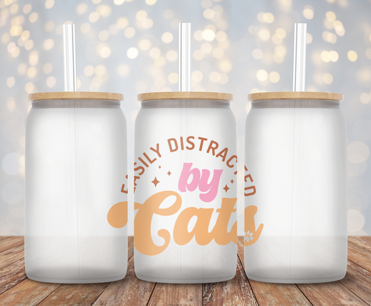 Easily Distracted By Cats - Decal