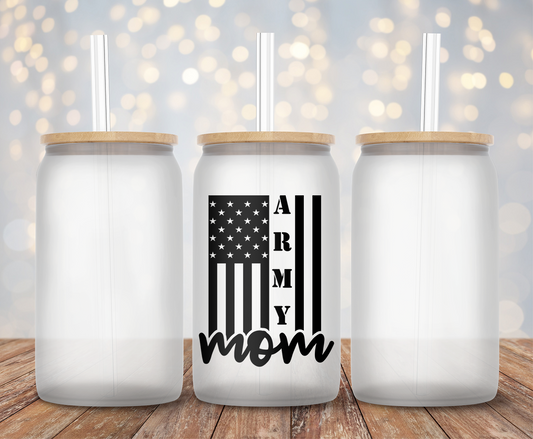 Army Mom Flag - Decal