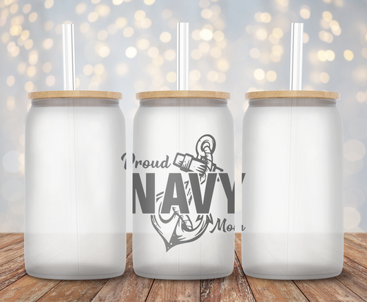 Proud Navy Mom - Decal