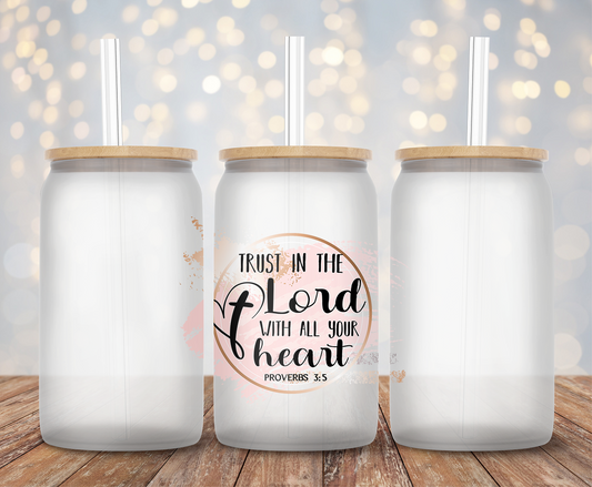 Trust in the Lord (Pink) - Decal