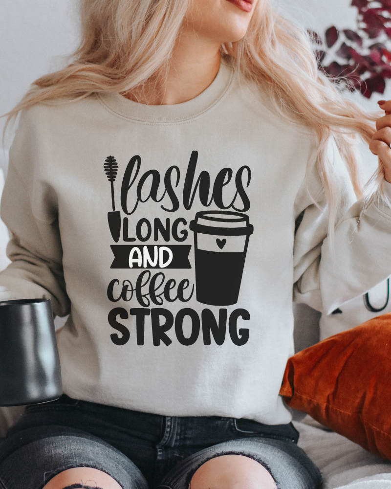 Lashes Coffee - Full Color Transfer