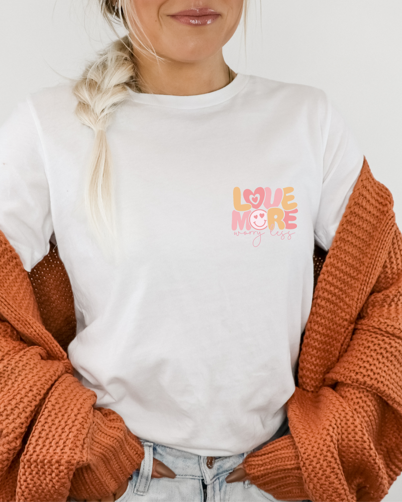 Love More  (Pocket Size) - Full Color Transfer