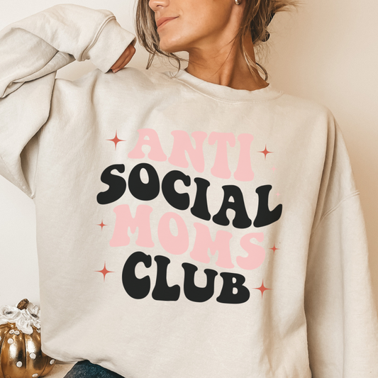 Antisocial Mom's Club -  Full Color Transfer