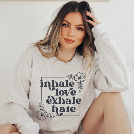 Exhale Hate -  Full Color Transfer