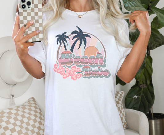Beach Babe -  Full Color Transfer