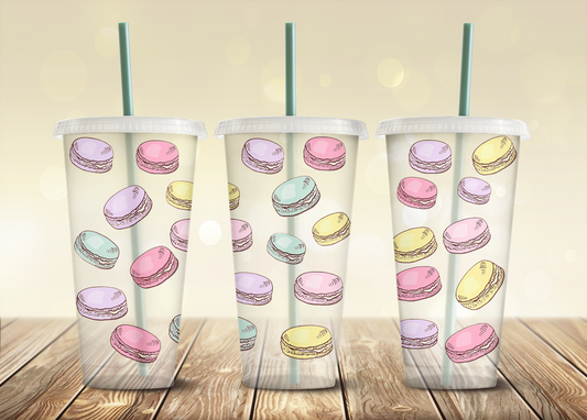 Macaroons - 24oz Cold Cup Wrap