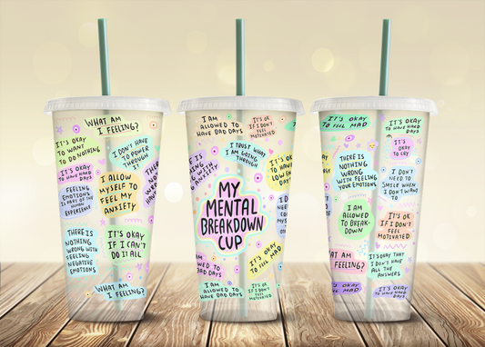 Positive Self Love - 24oz Cold Cup Wrap – Gigaroo