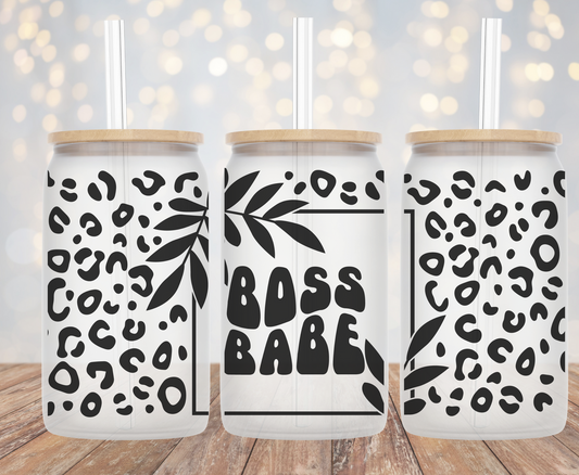 Boss babe- 16oz Cup Wrap